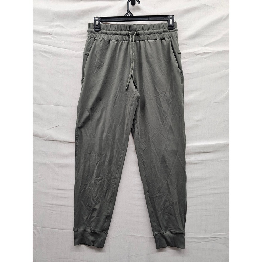 Member's Mark Womens‎ Travel Jogger Pants Olive Nylon Blend Workout Size Medium